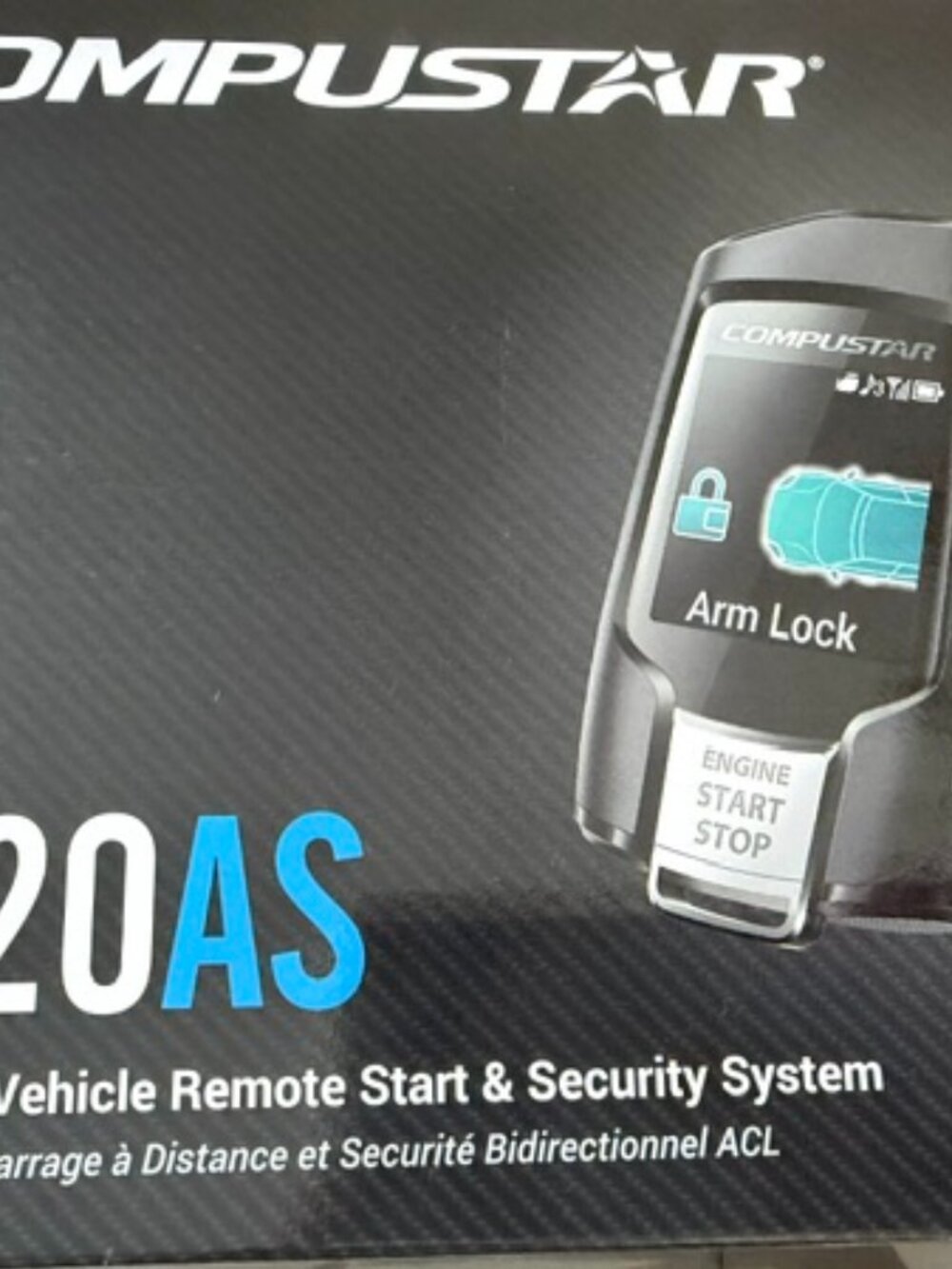COMPUSTAR 2-Way Confirmation 8920AS 2-Way LCD Remote Start & Security System